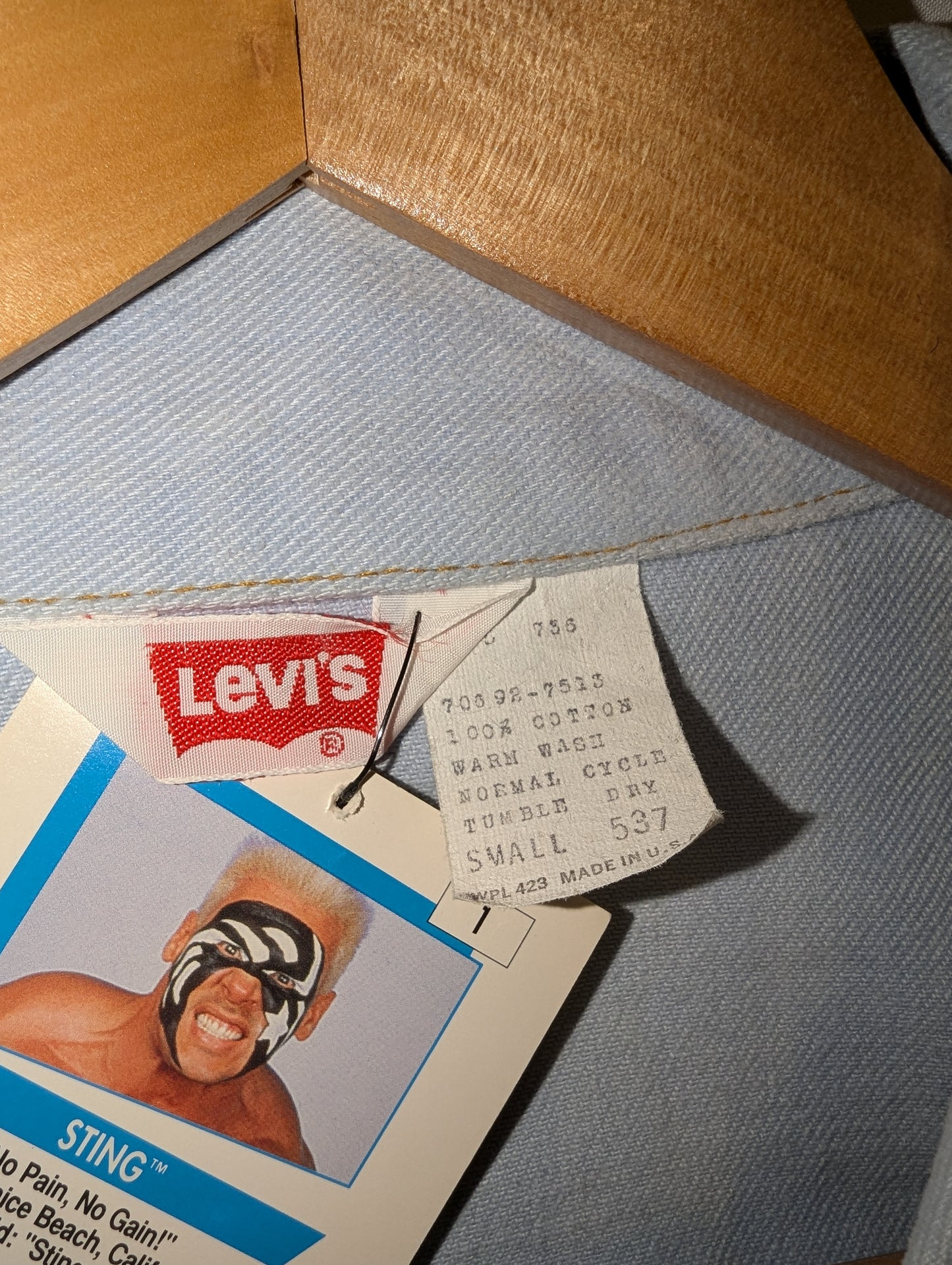 70s Levis 537 Orange Tab Denim Jacket