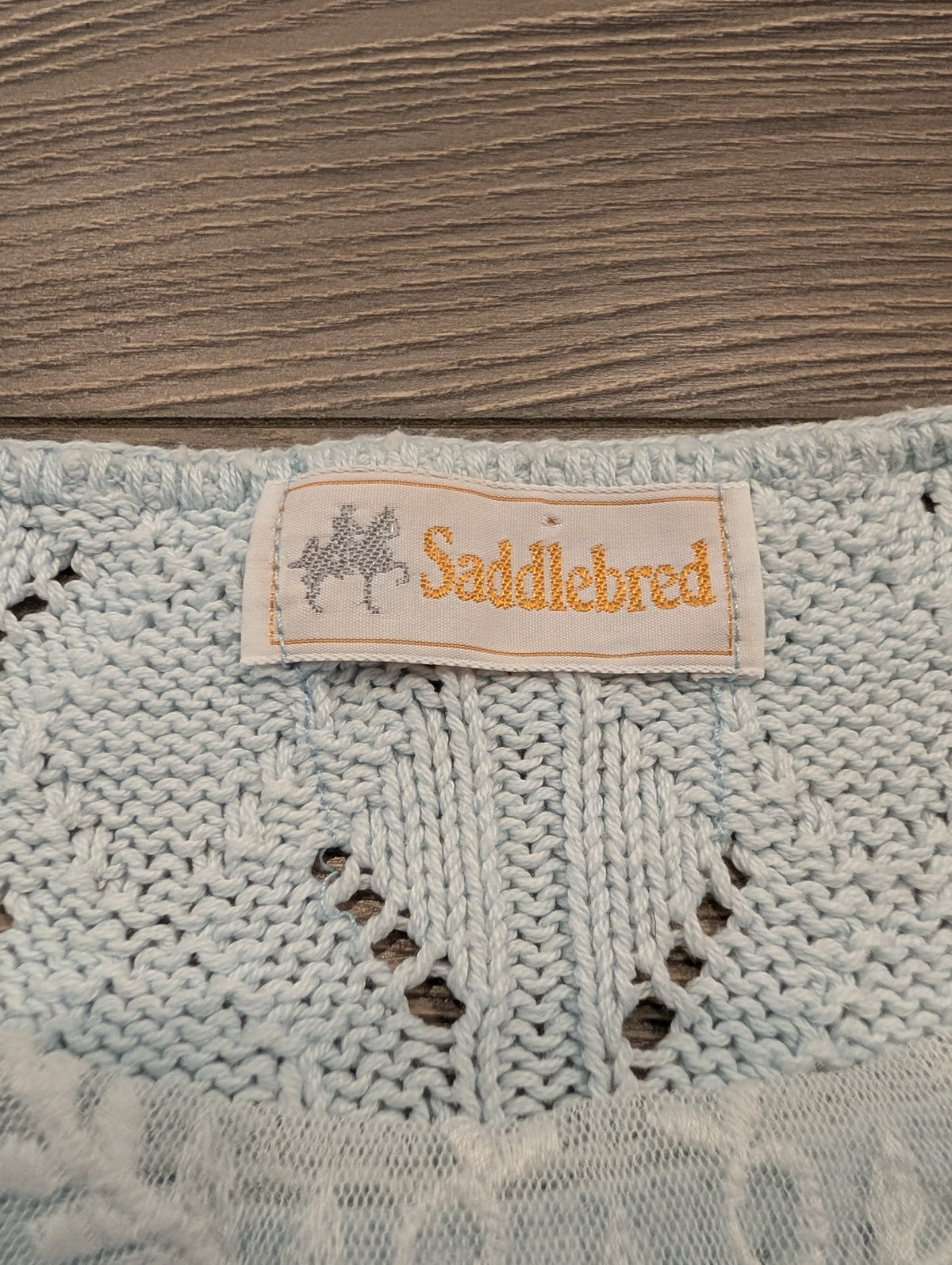 90s Lace Collar Knit Sweater Top