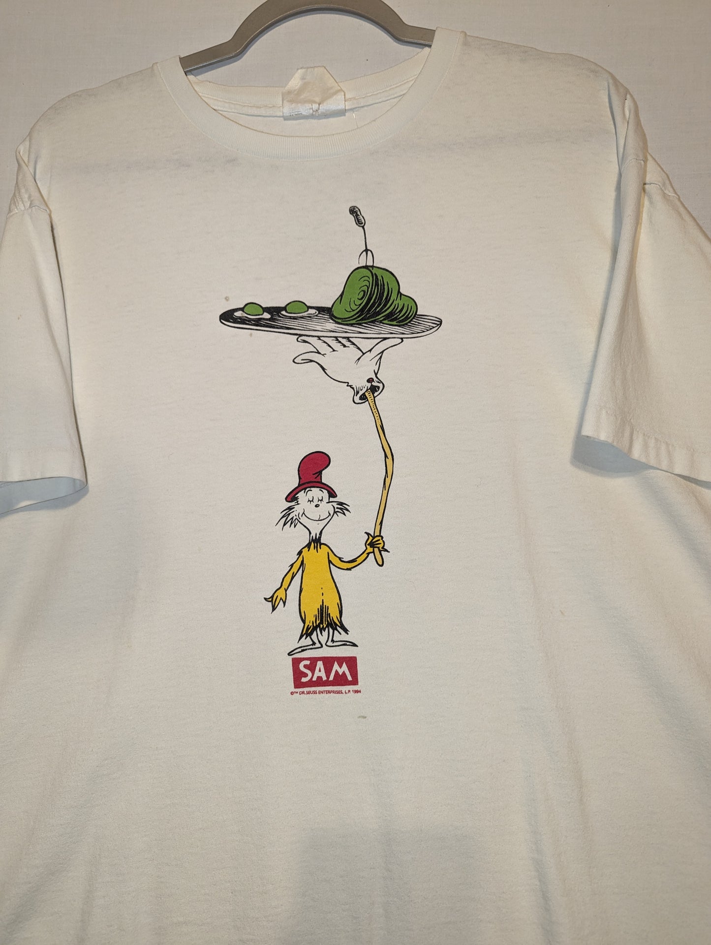 1994 Sam Green eggs and ham Dr Seuss t shirt
