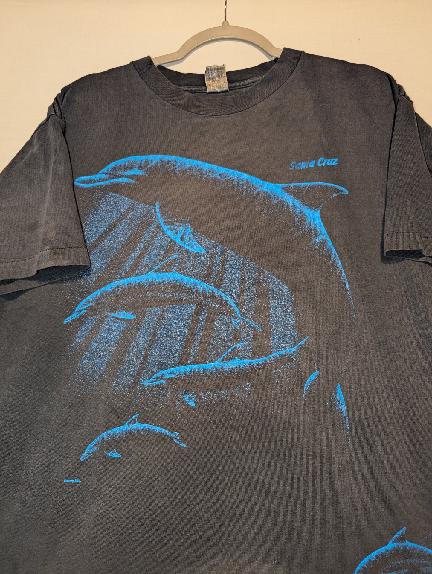 90s Santa Cruz Dolphin Shadow t shirt