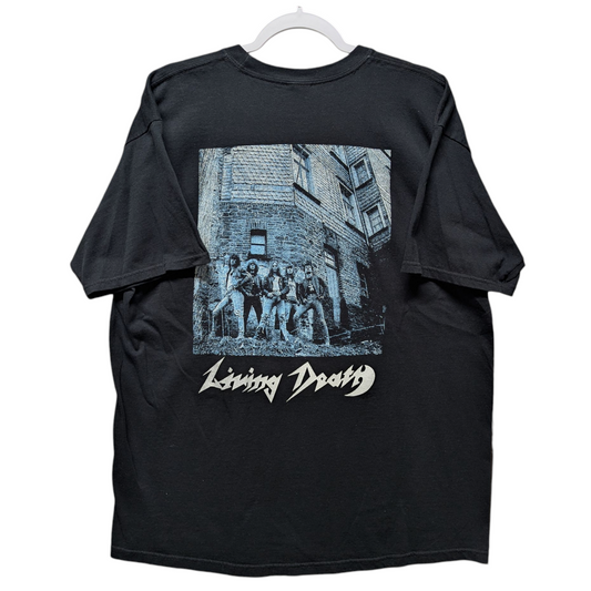 Mid 2000's Living Death Protected From Reality Metal T Shirt
