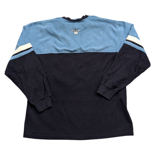 90s/Y2K Hard Knocks Long Sleeve Jersey Style Shirt