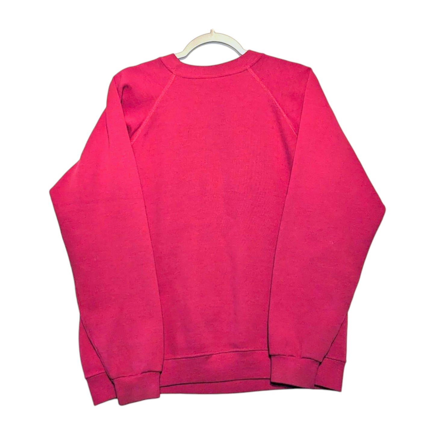 80s Pink Boston Crewneck Sweatshirt