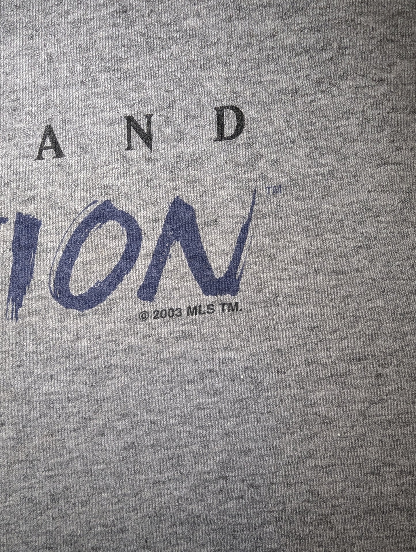 2003 New England Revolution MLS Soccer t shirt