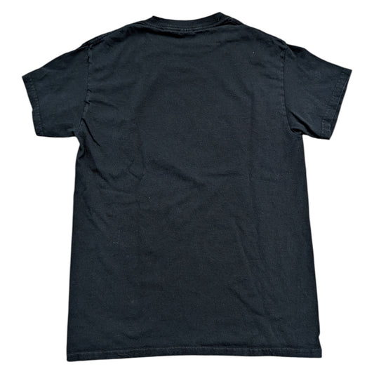 See Through Faded Band Short Sleeve T Shirt