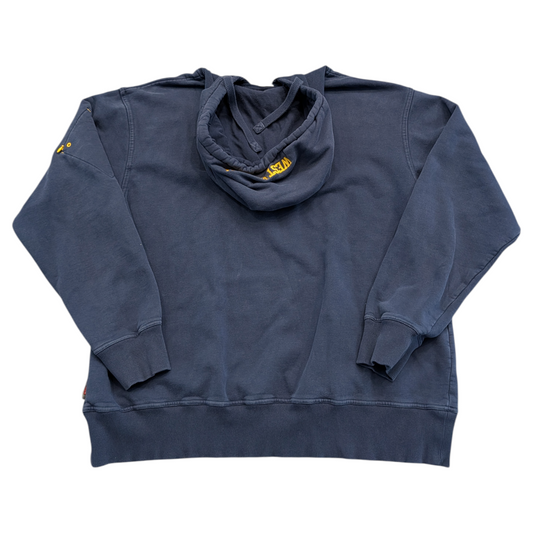 Y2k Nike Swoosh West Virginia University Hooded Sweatshirt