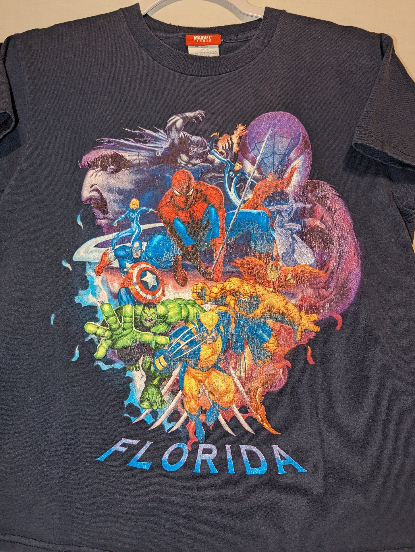 2006 Youth Marvel Heroes Universal t shirt