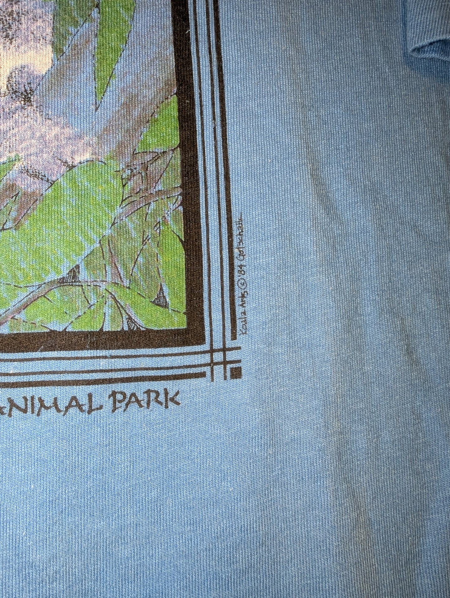 1984 San Diego Zoo Koala t shirt