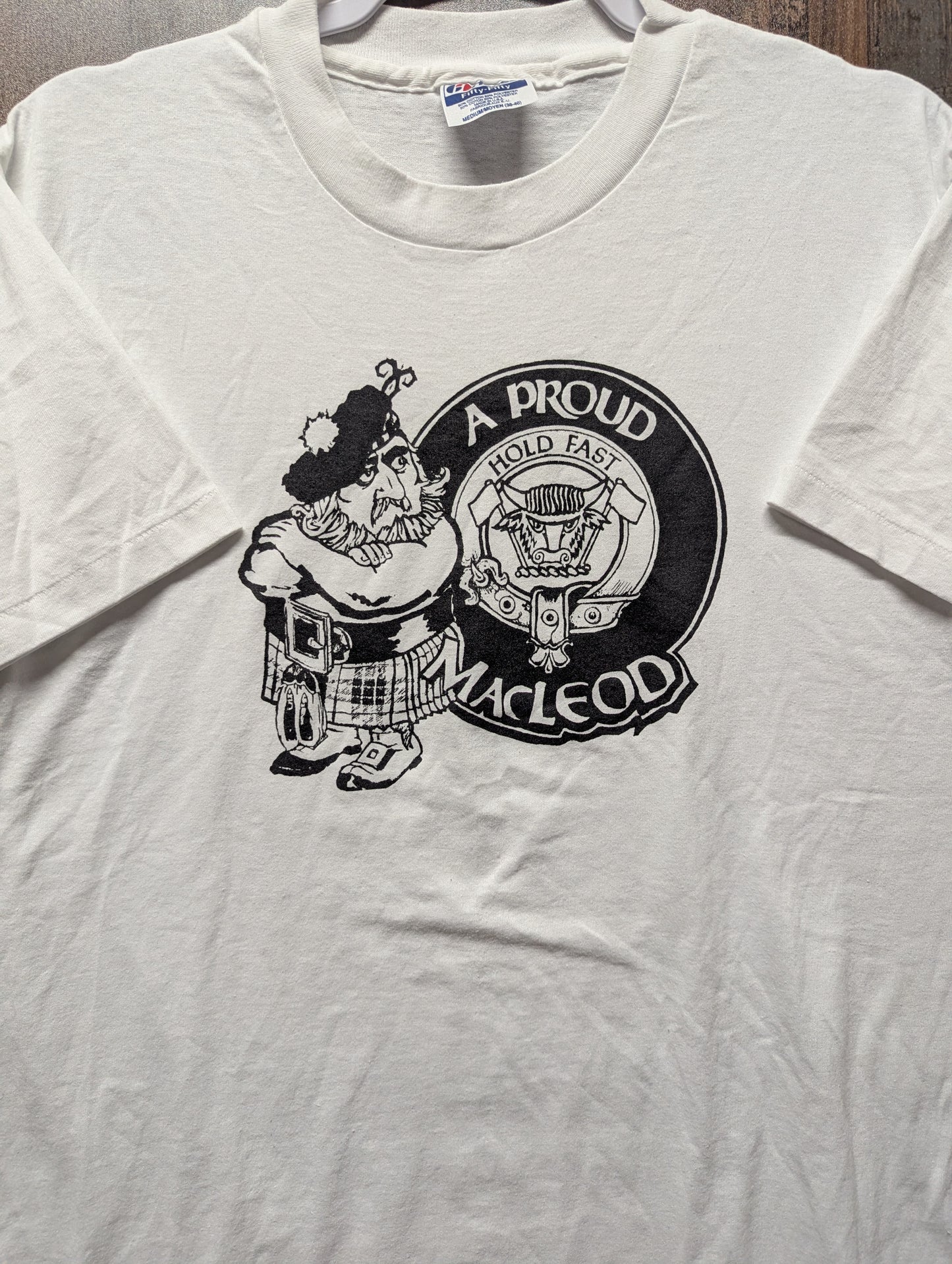 80s A Proud Macleod Scottish T shirt