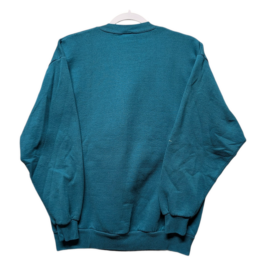 90s Mt. Hood Oregon Winter Mountain Scene Crewneck Sweatshirt