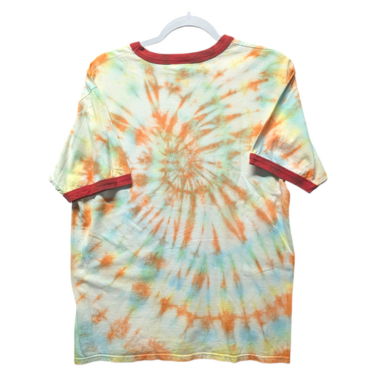 Mid 2010s Magic School Bus Tie Dye Ringer T-shirt