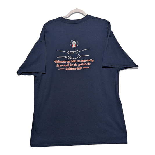 Y2K Galatians 6:10 religious t shirt