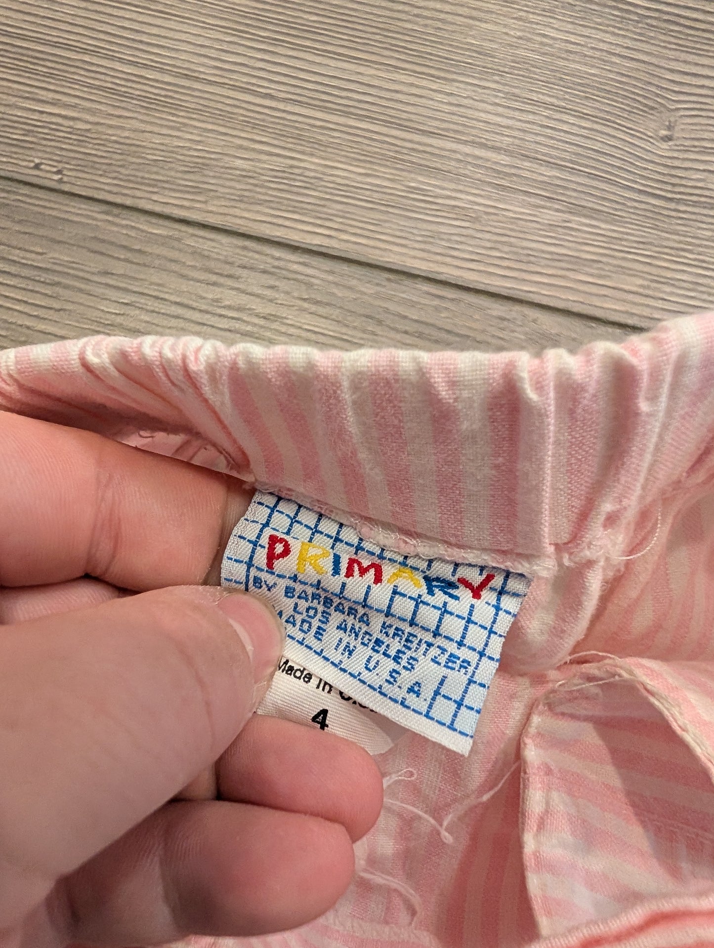 90s Youth Pink Pinstriped Cute Pleated Skirt