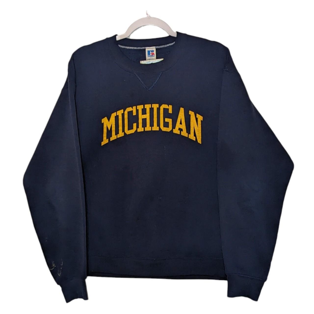 80s University of Michigan Wolverines Russell Athletic crewneck