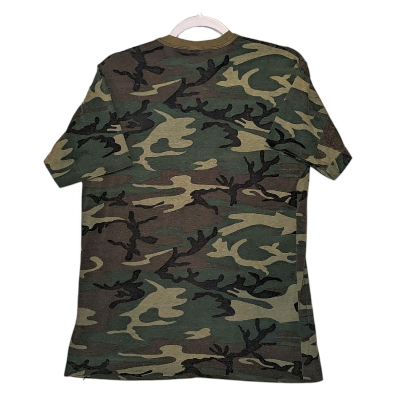 80s Army Be all you can be camo military promotion t shirt