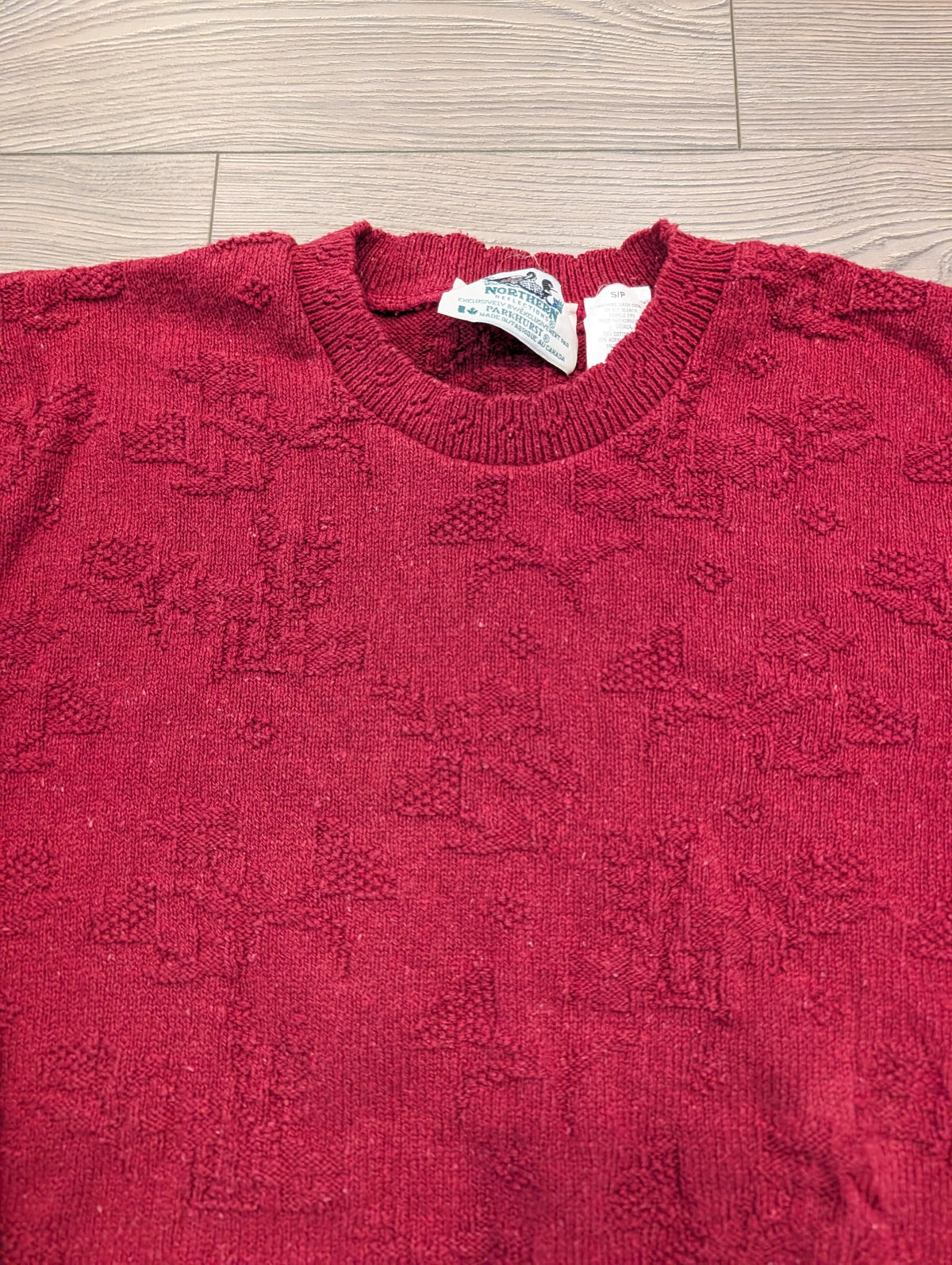 90s Women's Northern Reflections Textured Knit Sweater