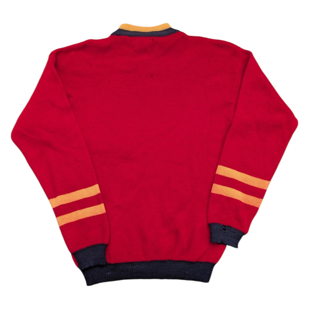 80s B.D. Baggies Varsity Club Knit Sweater