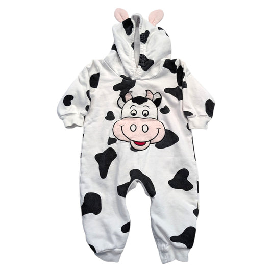 Y2K Halloween Infant Cow Costume Romper