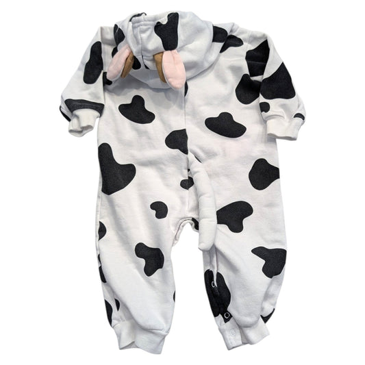 Y2K Halloween Infant Cow Costume Romper
