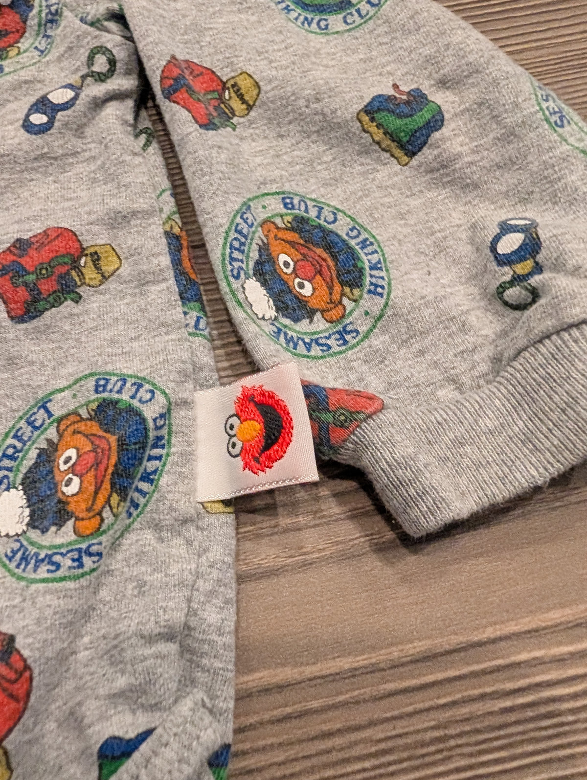 90s Youth Sesame Street Hiking Club One piece Turtleneck