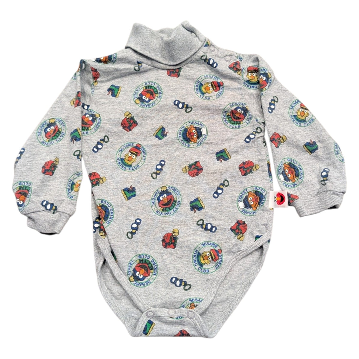 90s Youth Sesame Street Hiking Club One piece Turtleneck