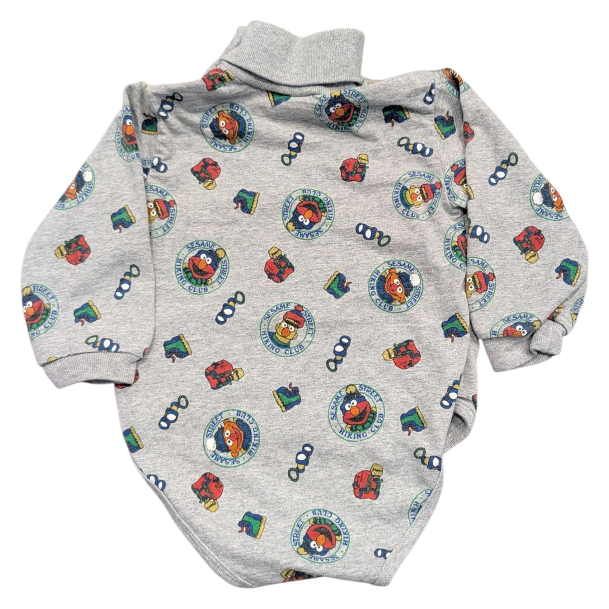 90s Youth Sesame Street Hiking Club One piece Turtleneck