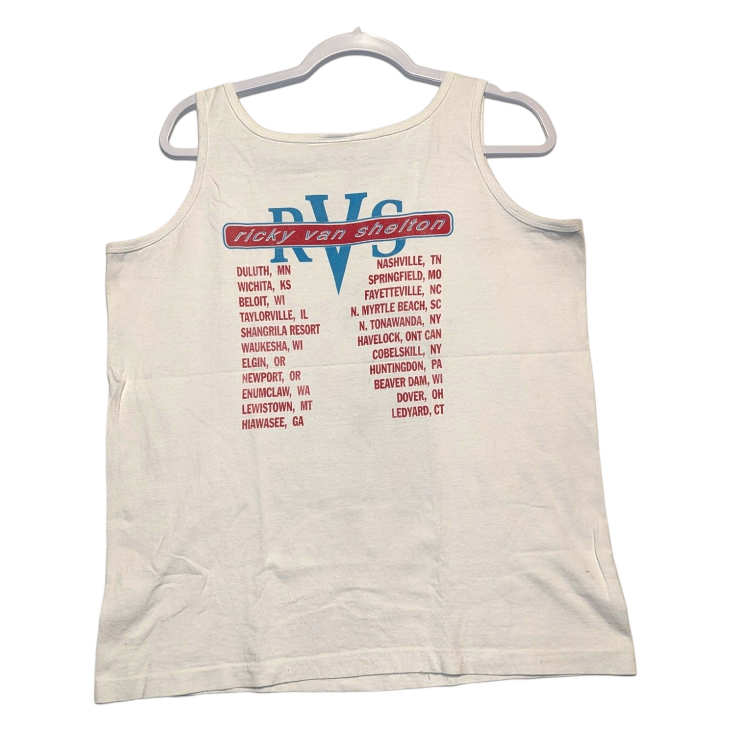 90s Ricky Van Shelton Band Tour Tank Top Shirt