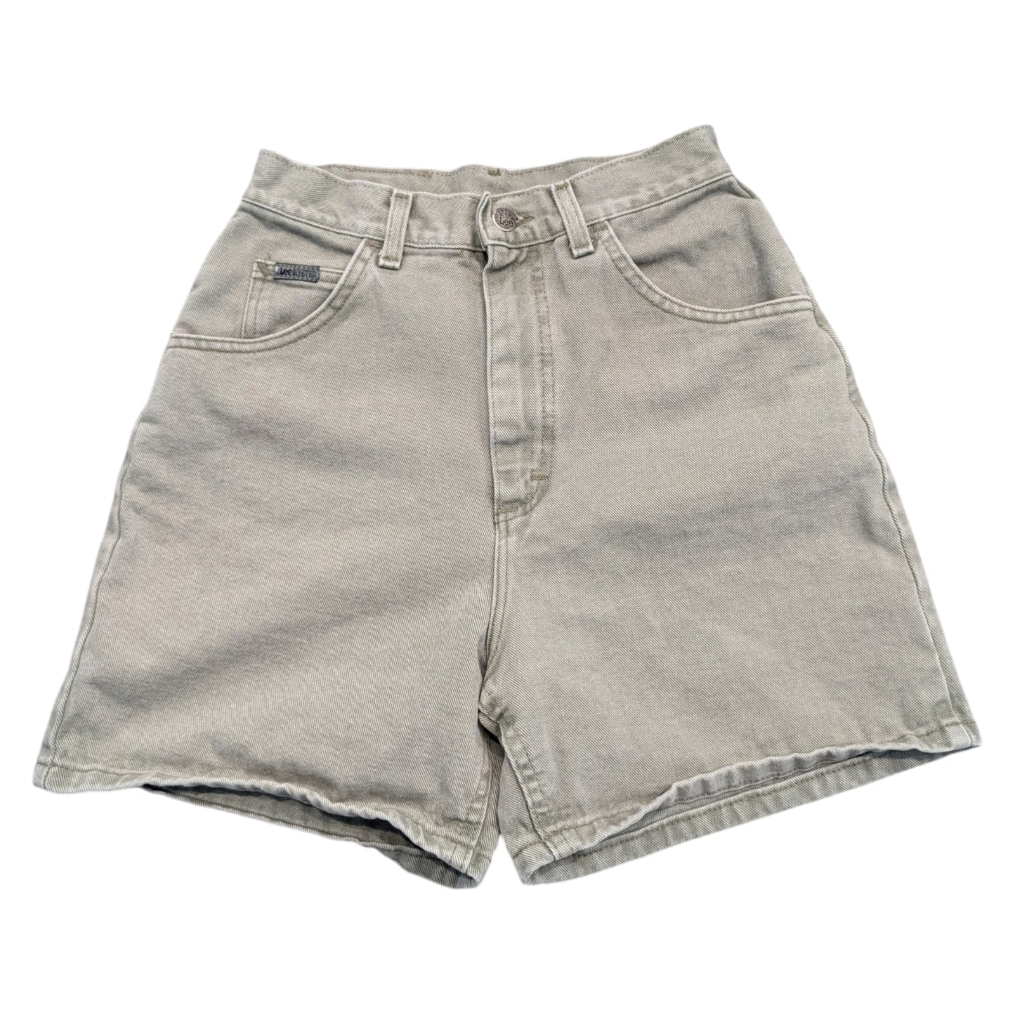 Women's 90s Lee Riveted Khaki Denim Shorts