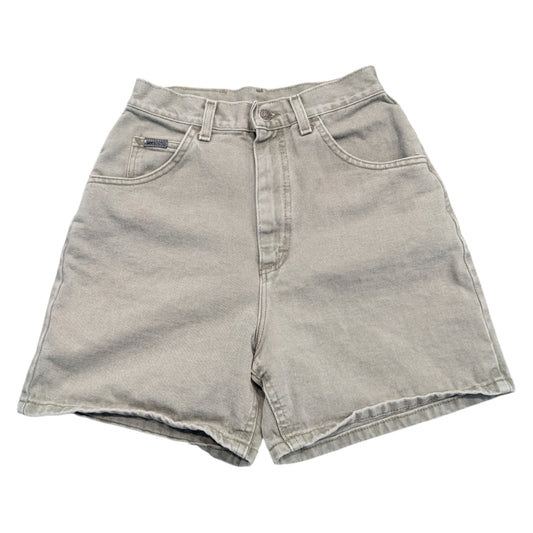 Women's 90s Lee Riveted Khaki Denim Shorts