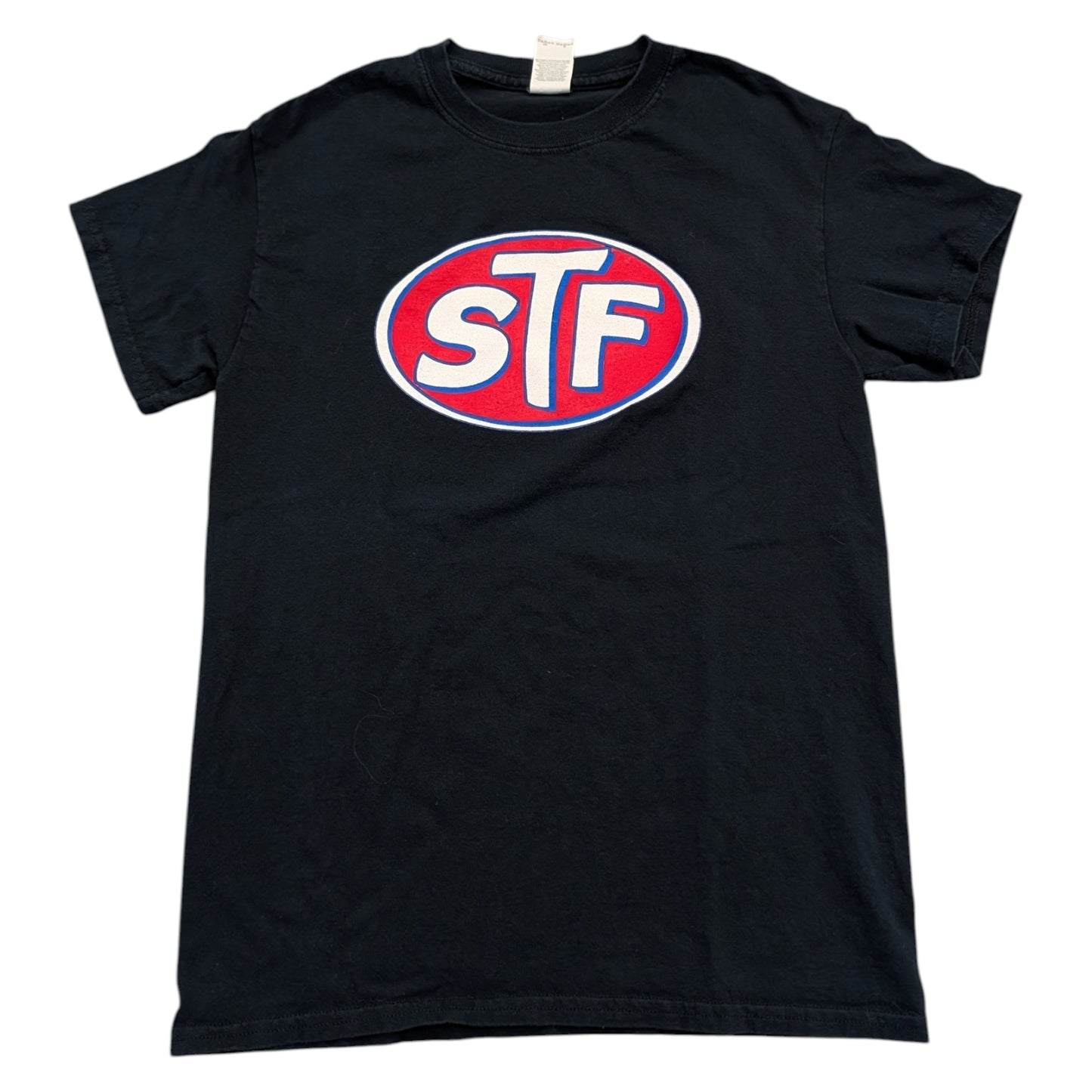 See Through Faded Band Short Sleeve T Shirt