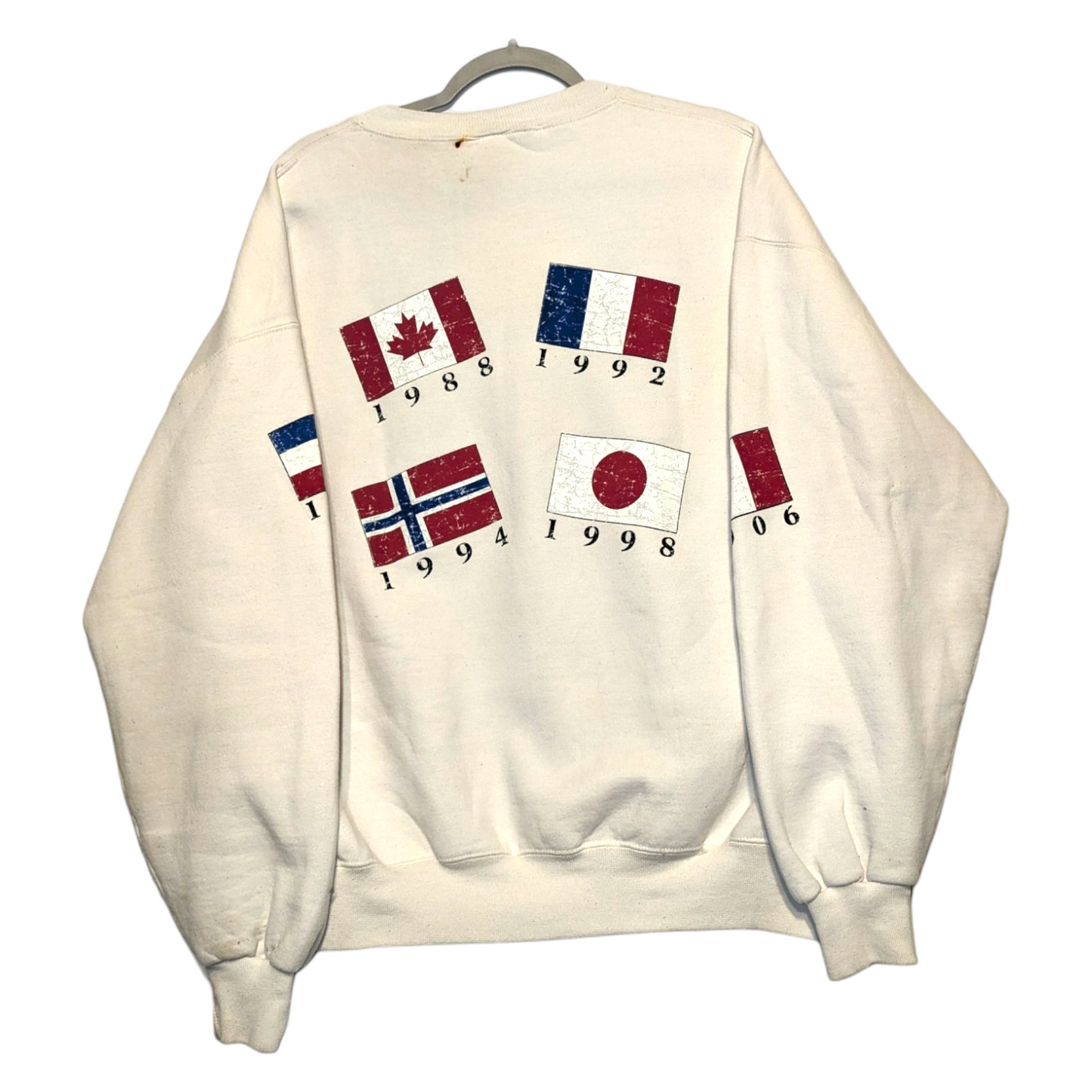 2002 Salt Lake City Olympic Host Flag Crewneck Sweatshirt