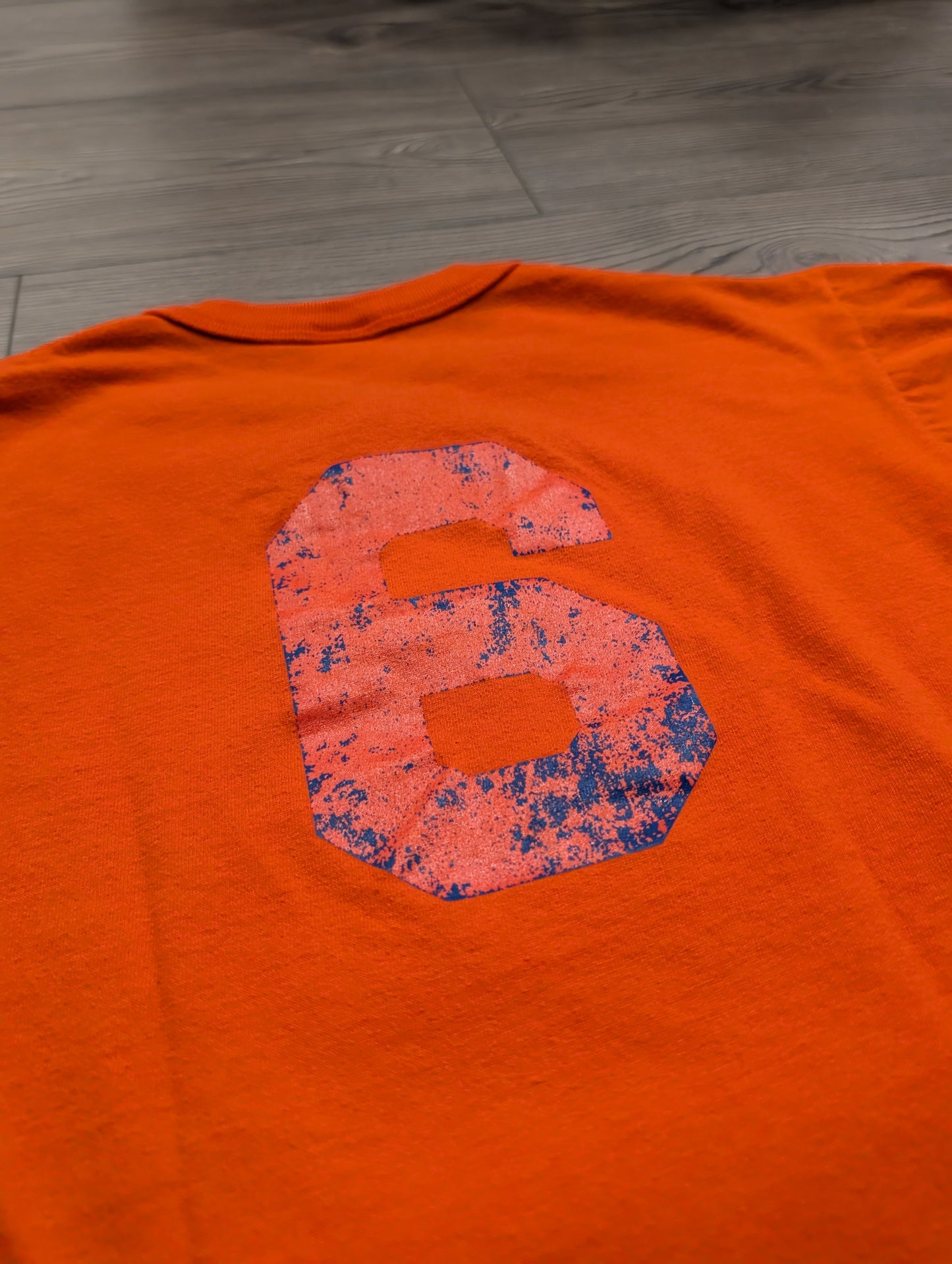 90s Youth Russell MILB Binghamton Mets 2 Button Baseball Jersey