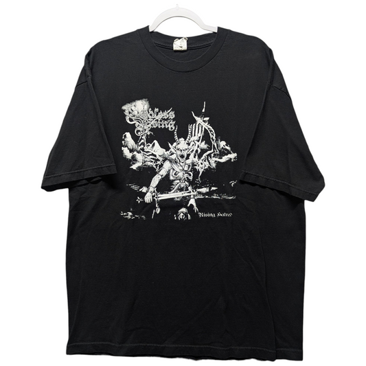 Mid 2000's Godless Rising Rising Hatred Metal T Shirt