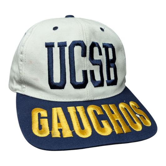 90s UCSB College Block Letter Snapback Hat