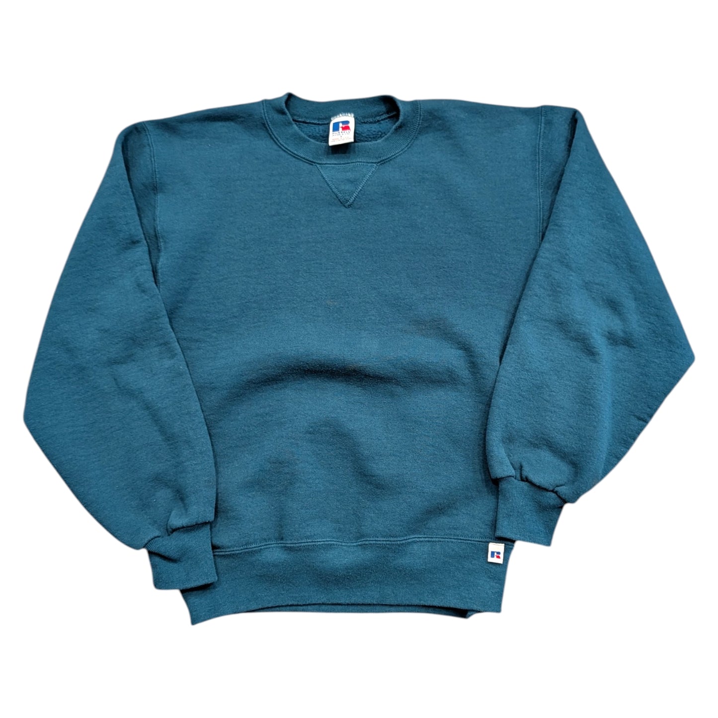 90s Russell Athletic Blank Double V Crewneck Sweatshirt