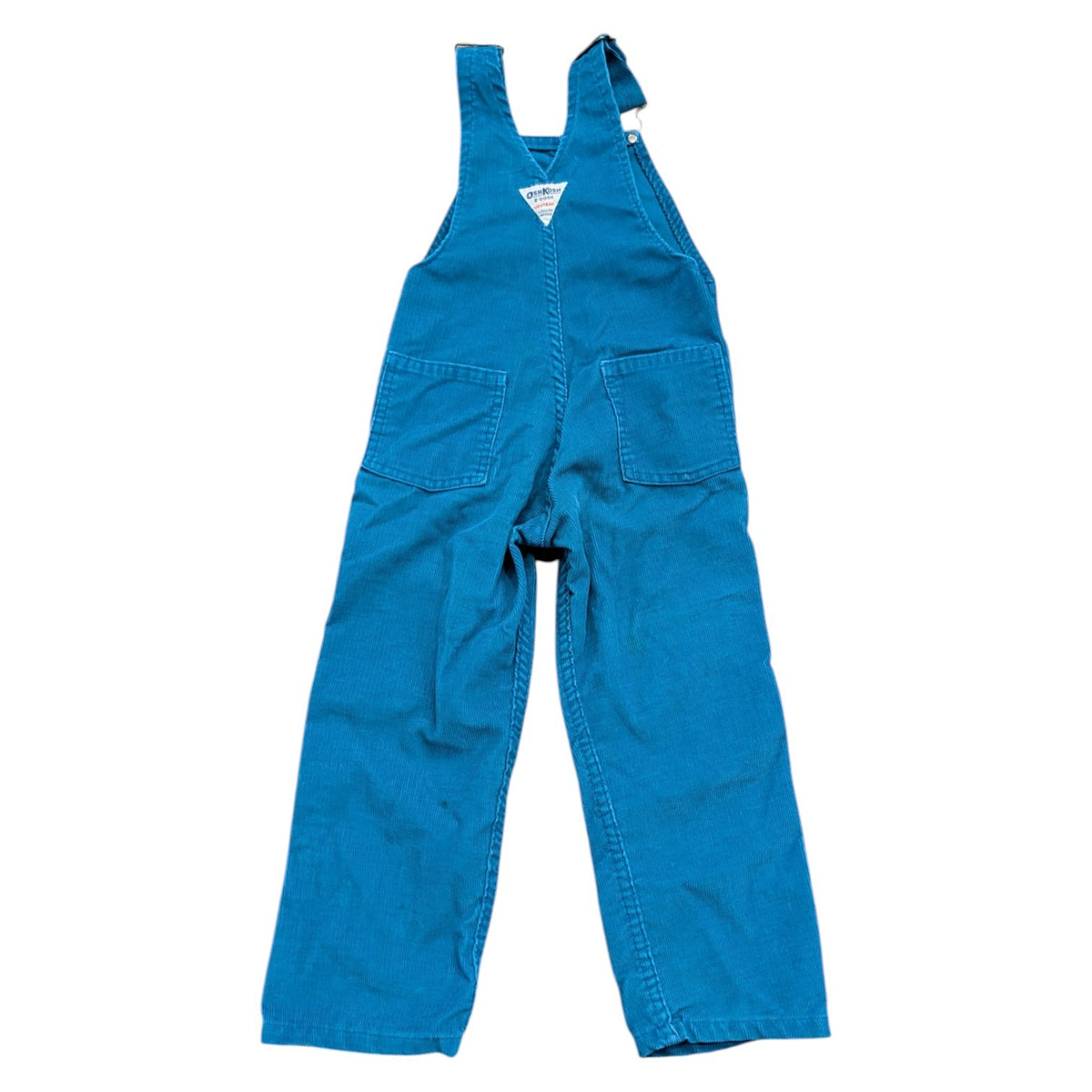 90s Youth Solid Blue Osh Kosh Corduroy Overalls