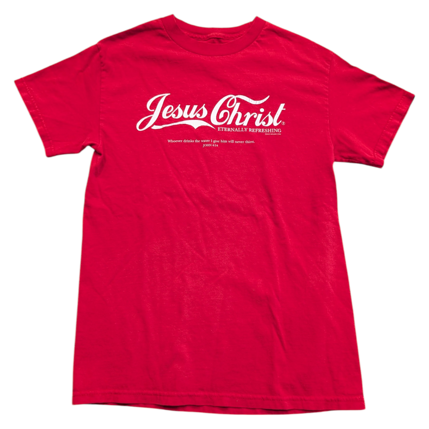 2004 Jesus Christ Eternally Refreshing Religious T-shirt