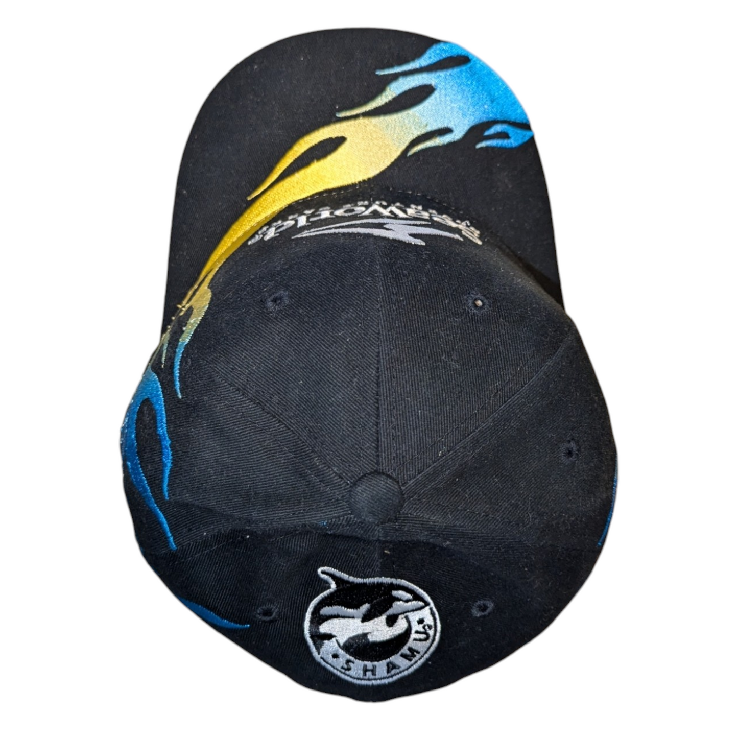 90s Sea World Flame hat