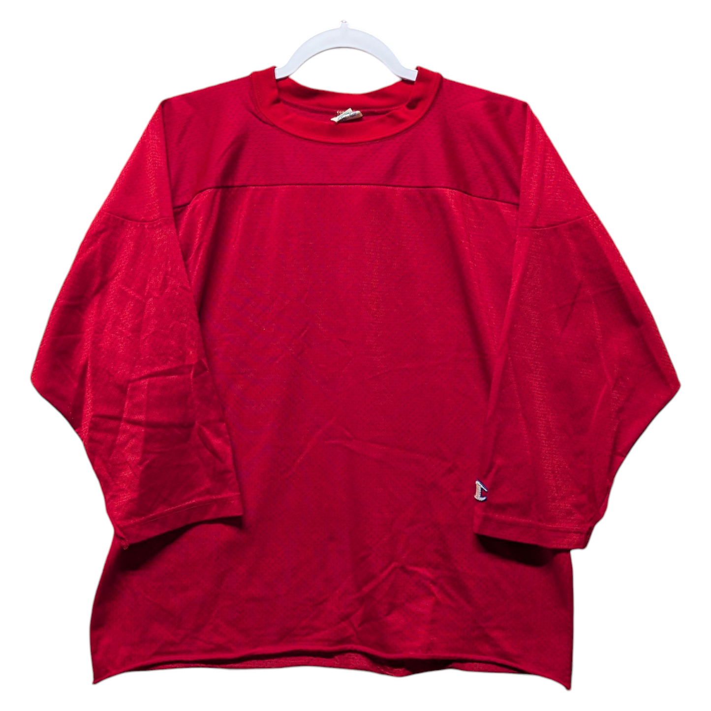 80s Champion Red Mesh Football Jersey