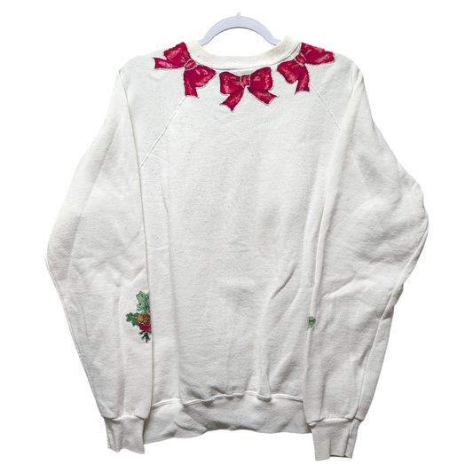 90s Handmade Christmas Crewneck Sweatshirt