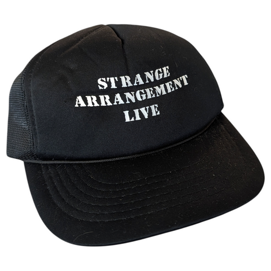 90's Strange Arrangement Live Trucker Snapback Hat
