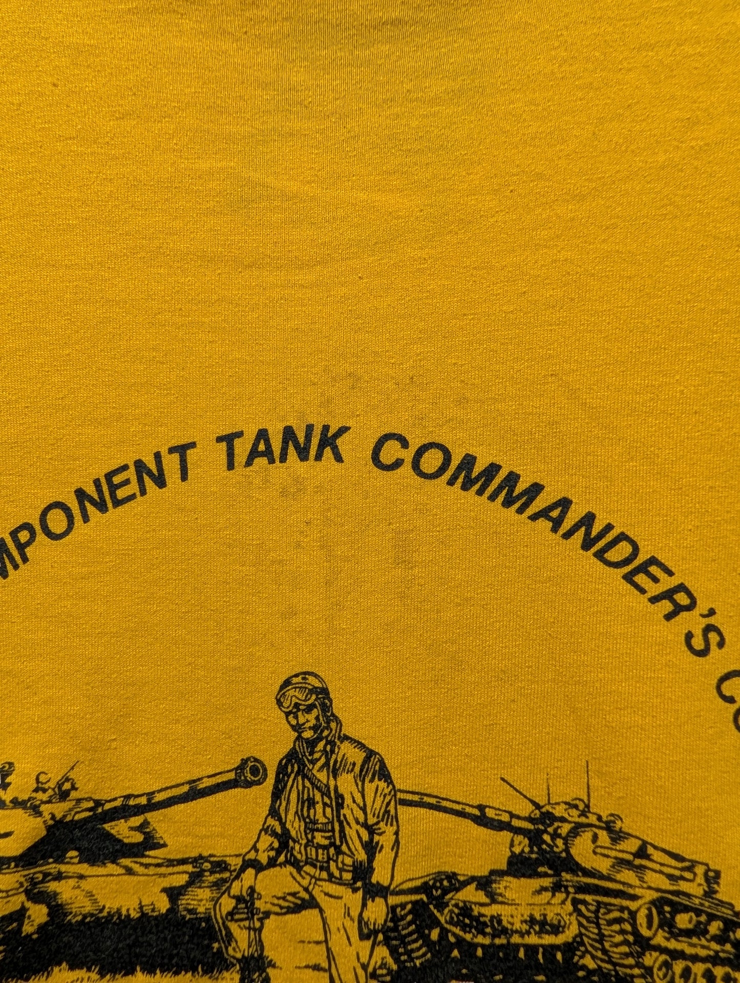 1989 Military Tank Commanders Course T Shirt