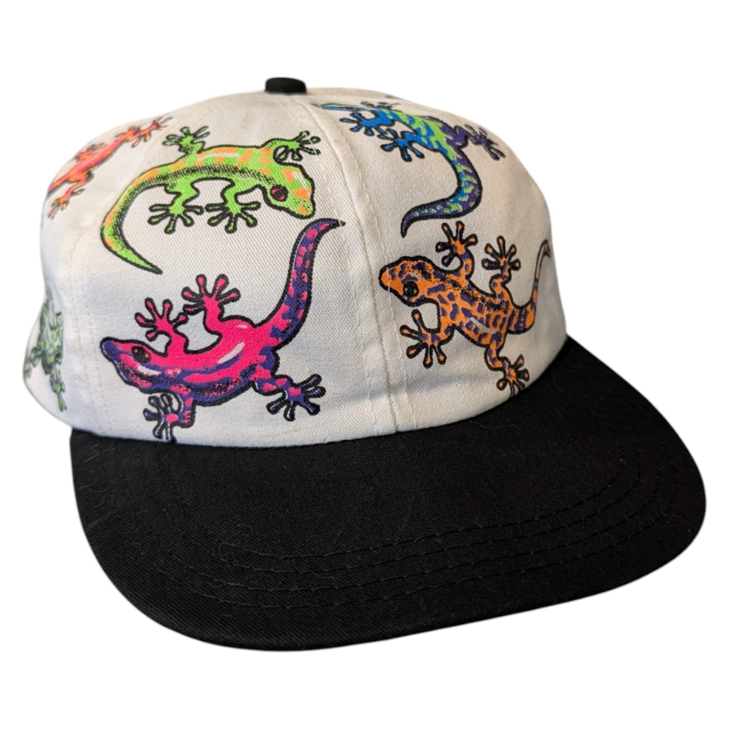 Youth 90s AOP Gecko Snapback Hat