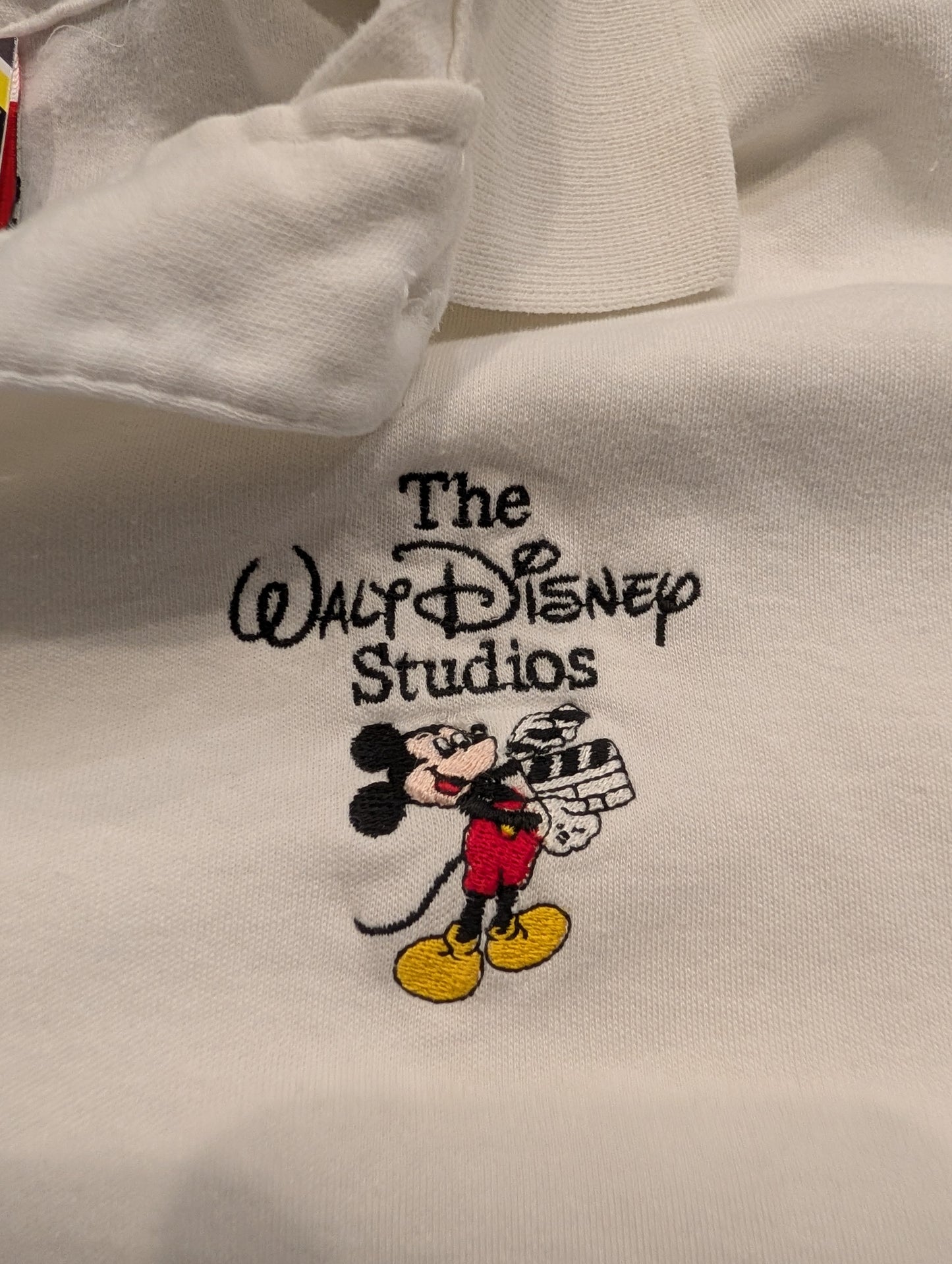 90s The Walt Disney Studios Mickey Mouse Polo Style T shirt