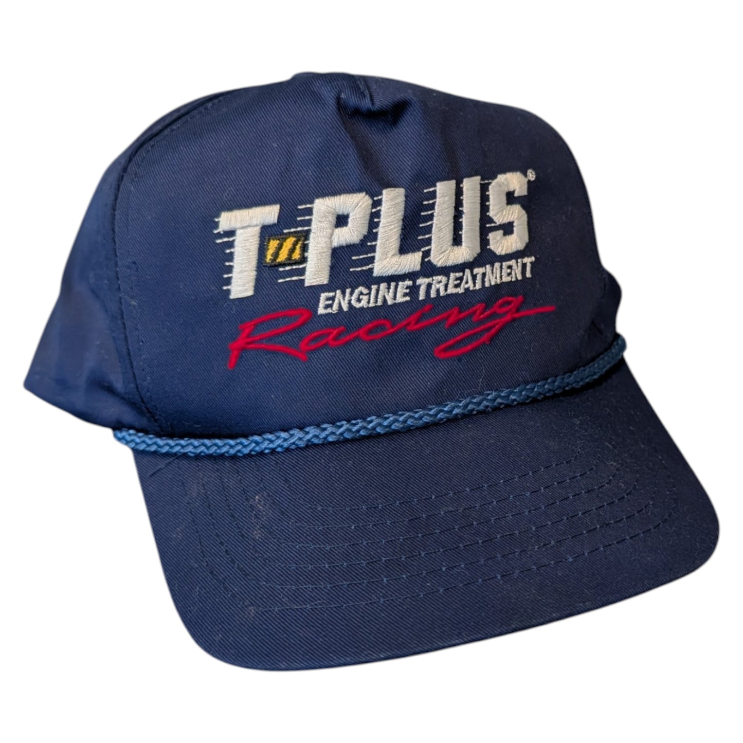 90s T Plus Engine Treatment Racing Rope Snapback Hat