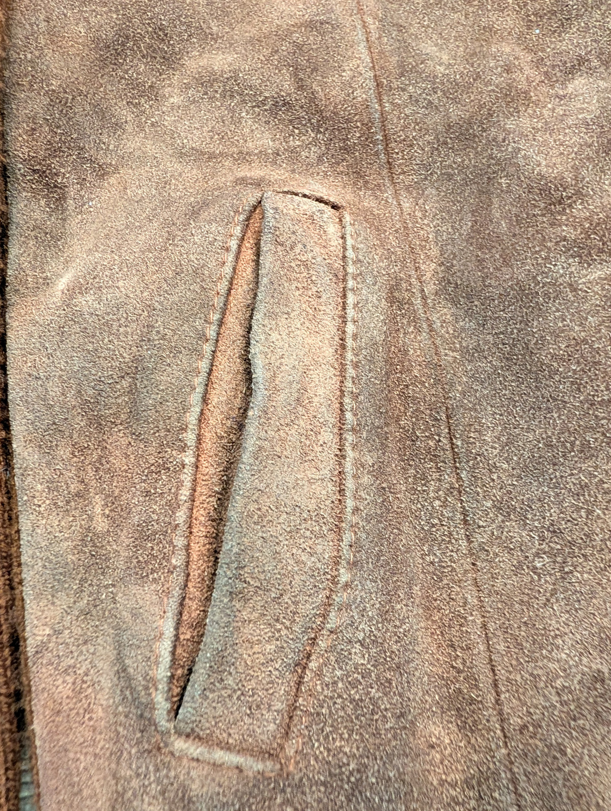 70s Leather Knit Sweater Jacket