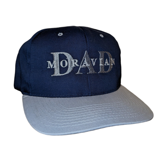 90s Moravian Dad embroidered snapback hat