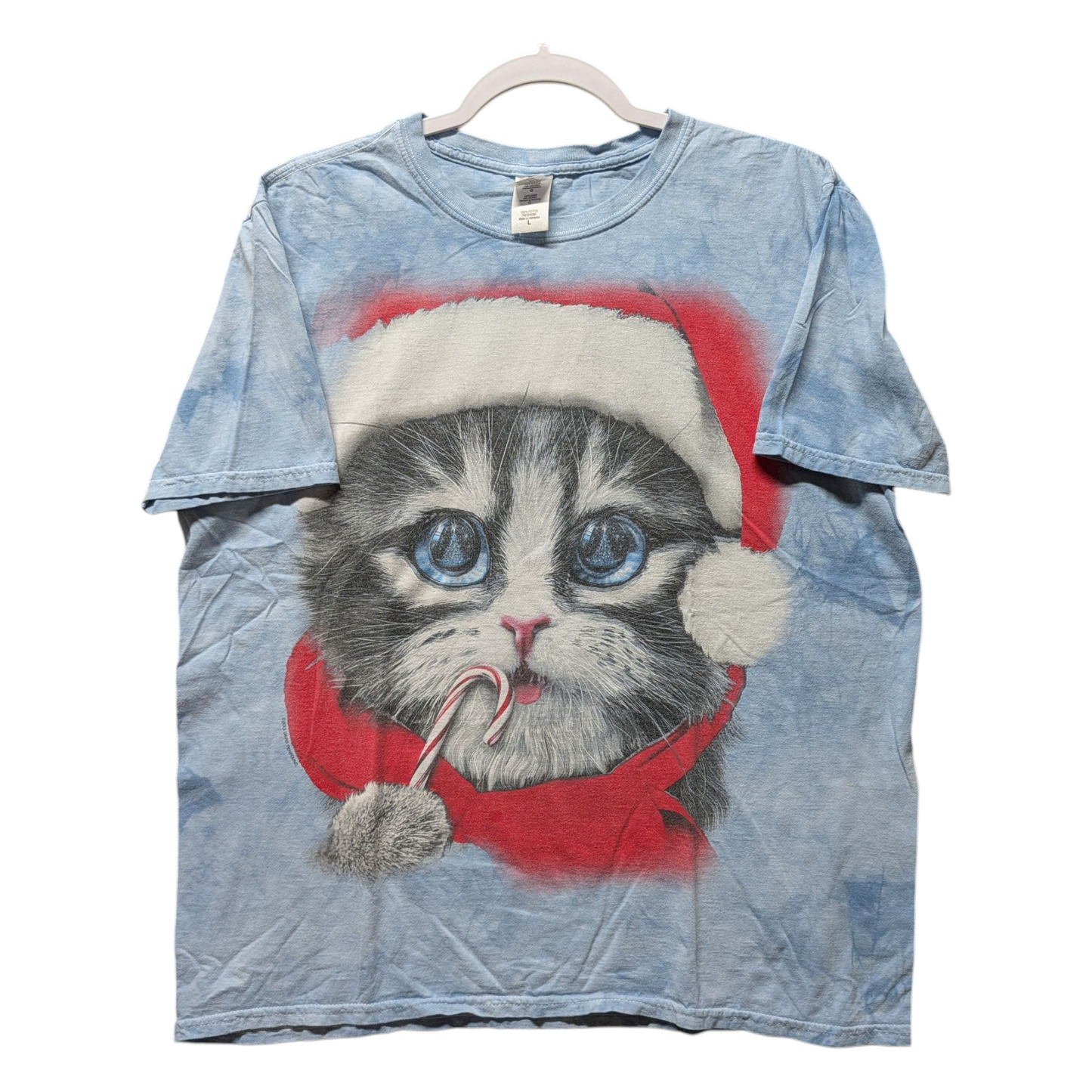 2013 Cute Christmas Kitten T shirt