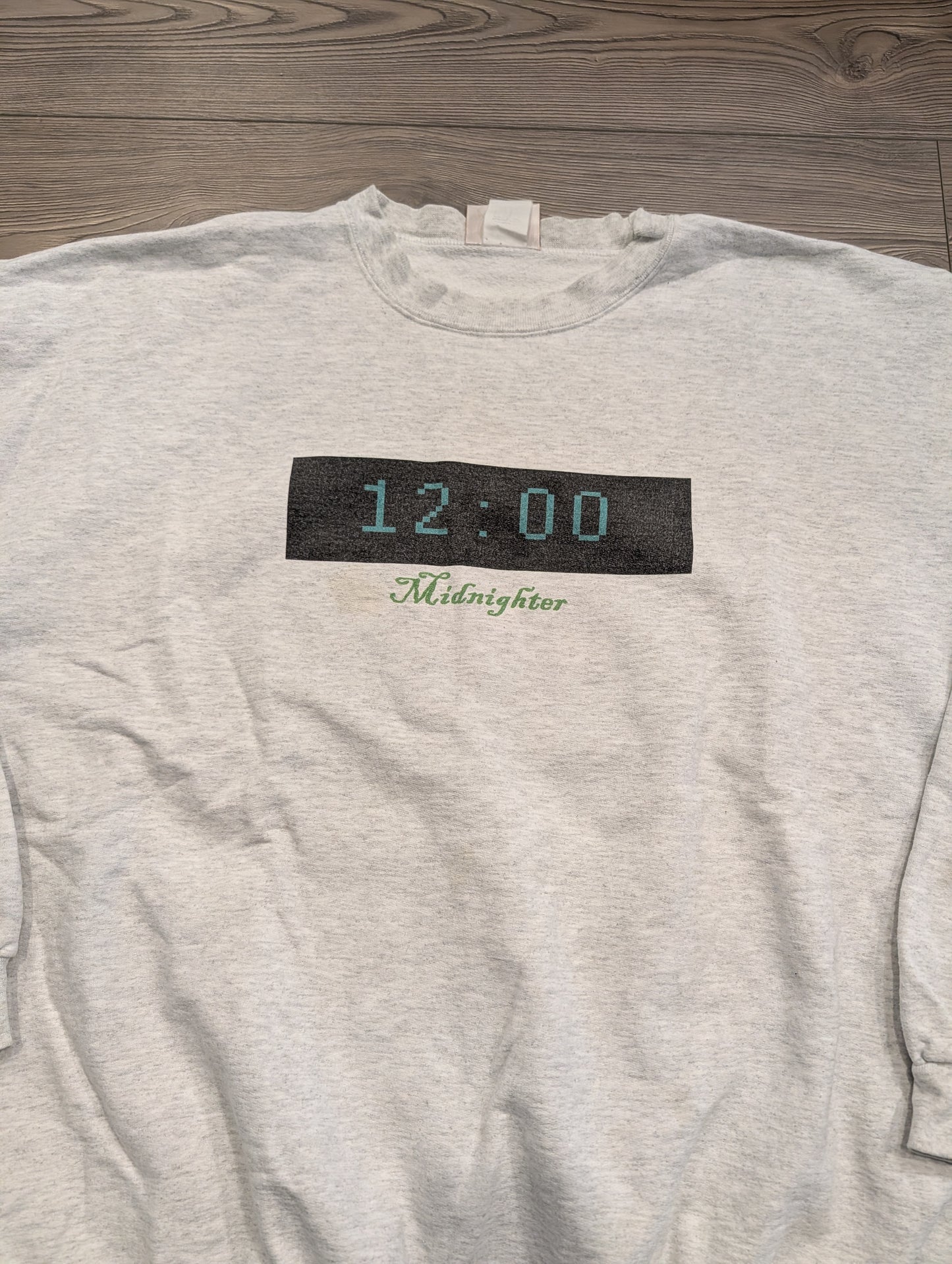 90's 12:00 Midnight Crewneck Sweatshirt
