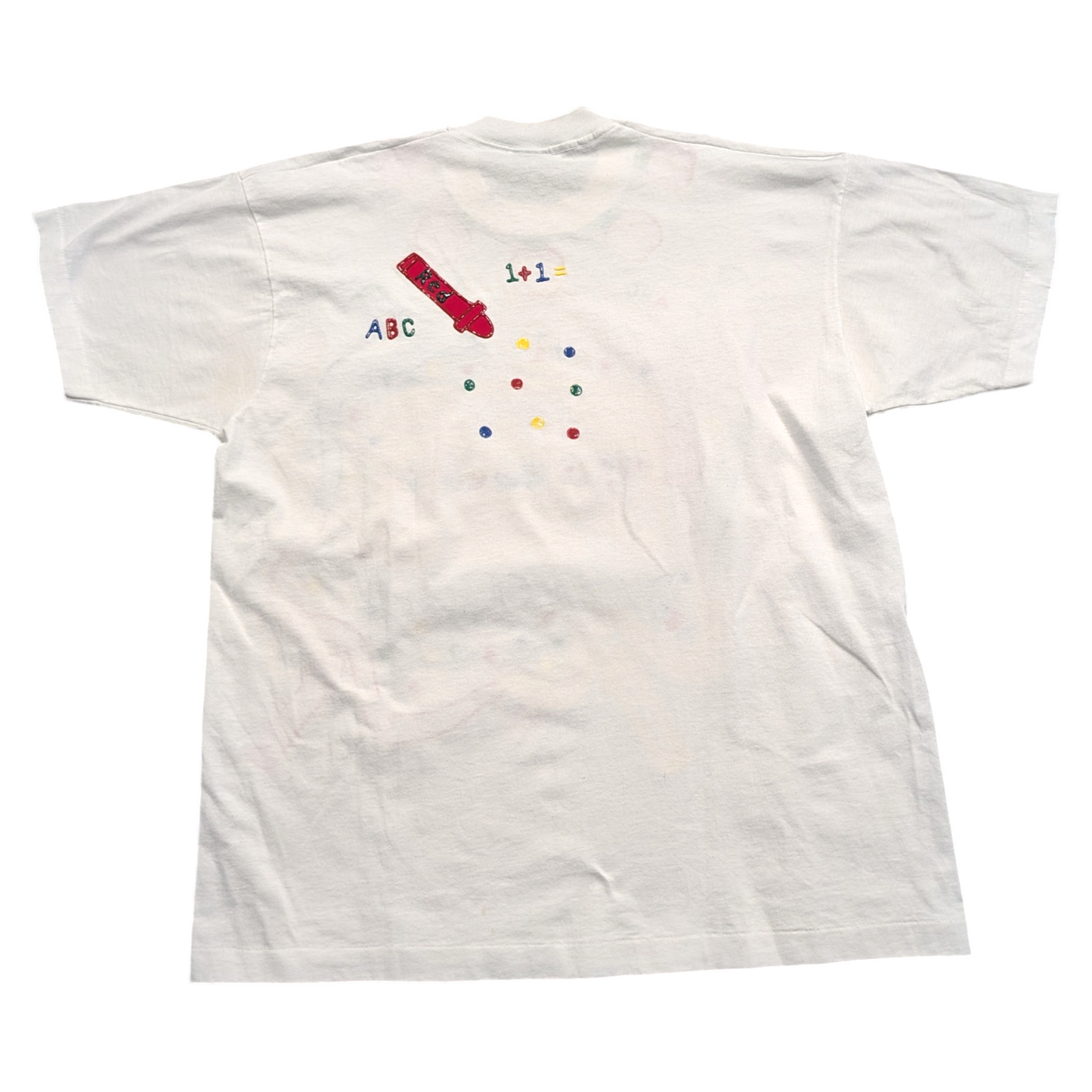 1994 Elementary School Art Themed Puffy Paint T shirt